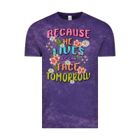 Cloud Purple because he lives face tomorrow Vintage Tee - MaliasSmallBusiness