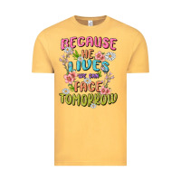 Vintage Mustard because he lives face tomorrow Vintage Tee - MaliasSmallBusiness