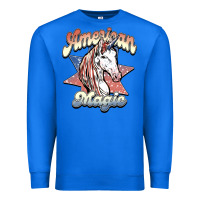 True Royal American unicorn magic Premium Sweatshirt - HowdyJamesFarm
