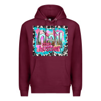 Burgundy nail hustler Premium Hoodie - TumblerDesignByShophia