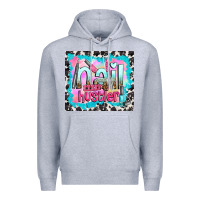 Heather Grey nail hustler Premium Hoodie - TumblerDesignByShophia