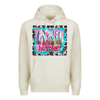 Oatmeal Heather nail hustler Premium Hoodie - TumblerDesignByShophia