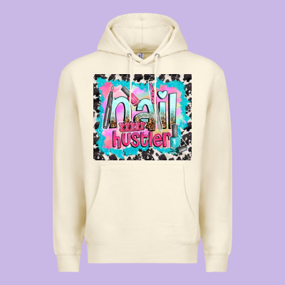 Nail Hustler Premium Hoodie Designed By Tumblerdesignbyshophia