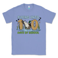 Colony Blue flying into 100 days of school Classic Tee - MaliasSmallBusiness
