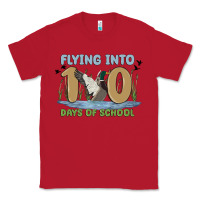 Red flying into 100 days of school Classic Tee - MaliasSmallBusiness