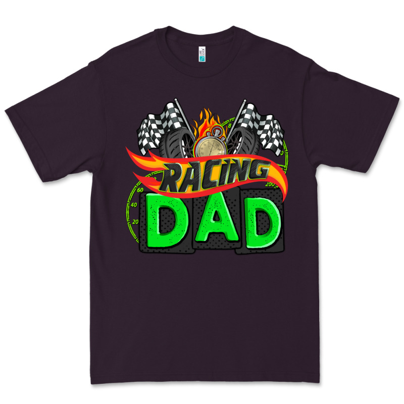 Racing Dad With Racing Oto Equipment Premium Tee by AdoDesignShop | Teevron