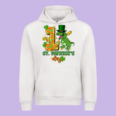 My First St. Patricks Day Urban Hoodie Designed By Fadigitalartstudio