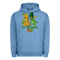 Pigment Pebble Blue my first st. patricks day Urban Hoodie - FaDigitalArtStudio