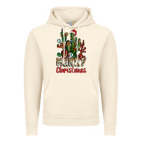 Vintage Artic merry christmas cactus western Vintage Hoodie - BarkalooDesign