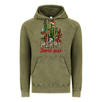 Vintage Olive merry christmas cactus western Vintage Hoodie - BarkalooDesign