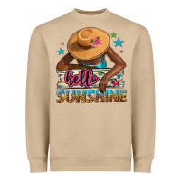 Mushroom hello sunshine Heavyweight Sweatshirt - NancyCooperArtShop