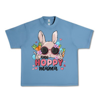 Pebble Blue one hoppy mama Urban Heavy Tee - MaliasSmallBusiness