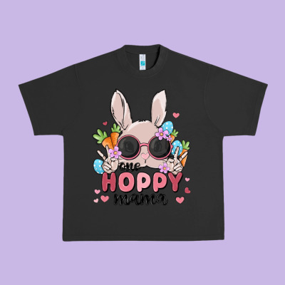 One Hoppy Mama Urban Heavy Tee Designed By Maliassmallbusiness