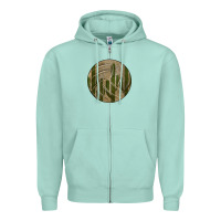 Seafoam Old Cactus Vintage Volleyball Zipper Hoodie - Bettercallsaul