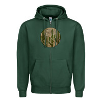 Sports Green Old Cactus Vintage Volleyball Zipper Hoodie - Bettercallsaul