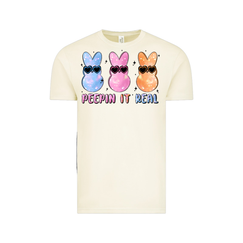 Peepin It Real Easter Glitter Vintage Tee by MaliasSmallBusiness | Teevron