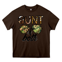 Chocolate Brown aunt of both Heavy Core Tee - CowhideDigitalArt