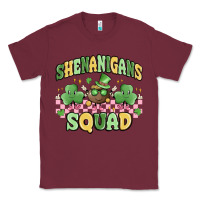Burgundy shenanigans squad Classic Tee - MaliasSmallBusiness