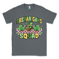 Charcoal Heather shenanigans squad Classic Tee - MaliasSmallBusiness
