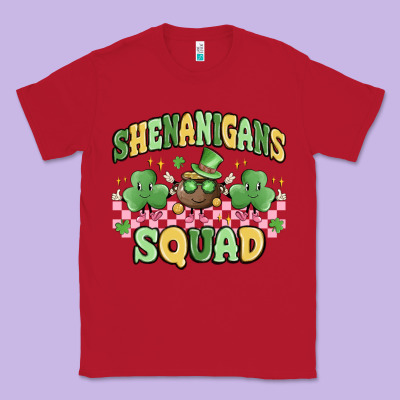 Shenanigans Squad Classic Tee Designed By Maliassmallbusiness