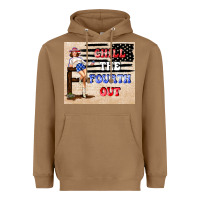 Chıll The Fourth Out Heavyweight Hoodie | Teevron