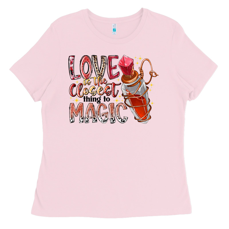 Love Is The Closet Thing To Magic Ladies Tee by RacoonDesign | Teevron
