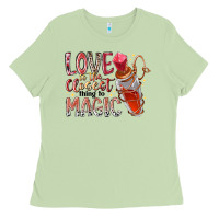 Matcha love is the closet thing to magic Ladies Tee - RacoonDesign