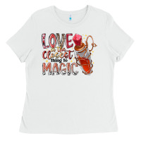 White love is the closet thing to magic Ladies Tee - RacoonDesign