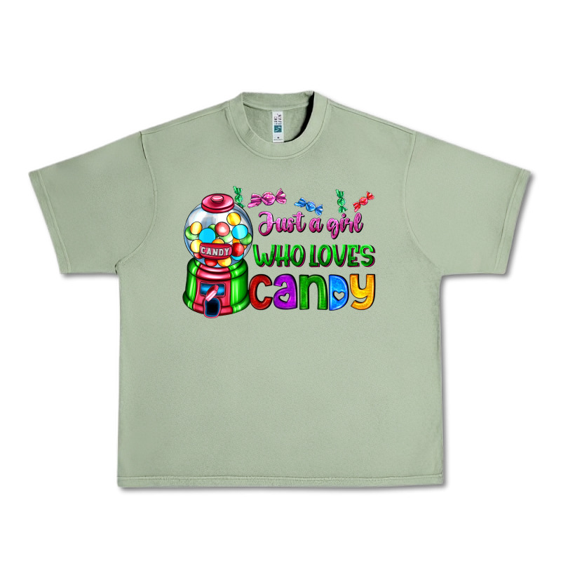 Just A Girl Who Loves Candy Urban Heavy Tee by AdoDesignShop | Teevron