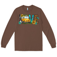 Chestnut school bus love Long Sleeve Tee - NancyCooperArtShop