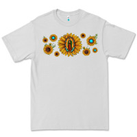 Dove Grey sunflower lady of guadalupe Premium Tee - JahusDesignShop