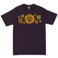 Plum sunflower lady of guadalupe Premium Tee - JahusDesignShop