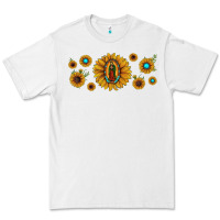 White sunflower lady of guadalupe Premium Tee - JahusDesignShop