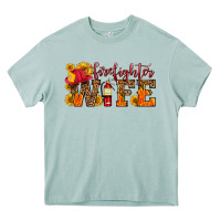 Arona firefighter wife with hat sunflowers Heavy Core Tee - HRA Design Shop