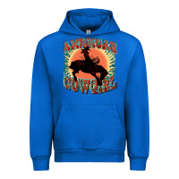 Cobalt American cowgirl 4th of july Urban Hoodie - FaDigitalArtStudio