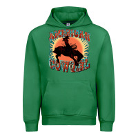 Emerald American cowgirl 4th of july Urban Hoodie - FaDigitalArtStudio