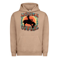 Pigment Burro American cowgirl 4th of july Urban Hoodie - FaDigitalArtStudio