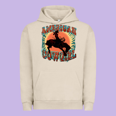 American Cowgirl 4th Of July Urban Hoodie Designed By Fadigitalartstudio
