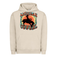 Pigment French Oak American cowgirl 4th of july Urban Hoodie - FaDigitalArtStudio