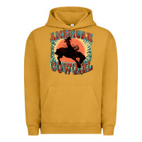 Pigment Peanut Butter American cowgirl 4th of july Urban Hoodie - FaDigitalArtStudio