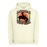 Pigment Pistachio American cowgirl 4th of july Urban Hoodie - FaDigitalArtStudio