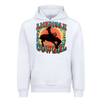 White American cowgirl 4th of july Urban Hoodie - FaDigitalArtStudio