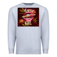 Heather Grey flower girl Premium Sweatshirt - TumblerDesignByShophia