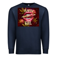 Navy flower girl Premium Sweatshirt - TumblerDesignByShophia