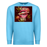 Ocean Blue flower girl Premium Sweatshirt - TumblerDesignByShophia