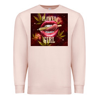 Pale Pink flower girl Premium Sweatshirt - TumblerDesignByShophia