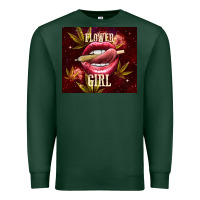 Sports Green flower girl Premium Sweatshirt - TumblerDesignByShophia