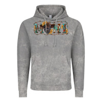 Western Mini Black Highland Calf Vintage Hoodie | Teevron
