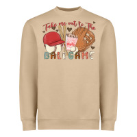 Take Me Out To The Ballgame Heavyweight Sweatshirt | Teevron