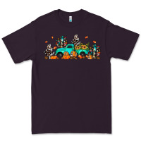 Plum fall cactus pumpkin truck Premium Tee - JahusDesignShop